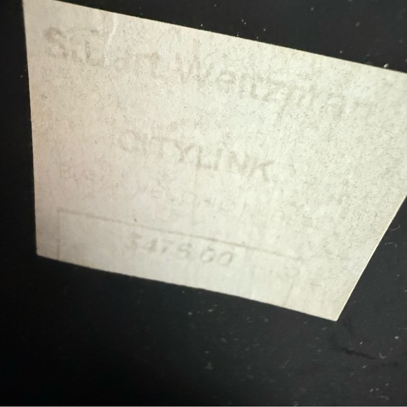 NWOB STUART WEITZMAN CityLink Motorcycle Woven Tweed Chain Boots Silver Black, 7 - Picture 9 of 15